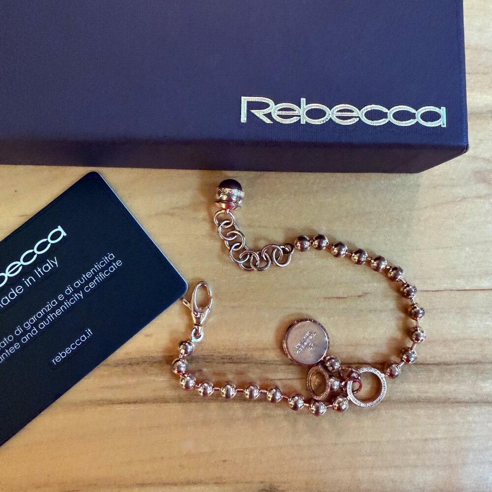 Rebecca Made in Italy Rose Gold Tone Bracelet - Picture 3 of 5